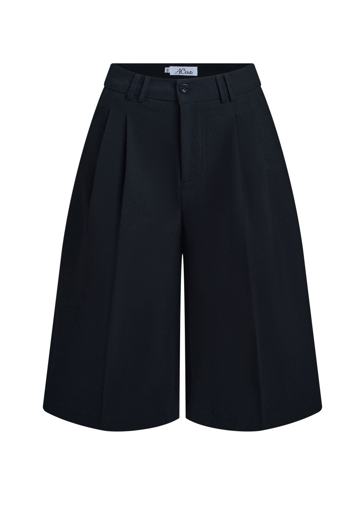 Ivy Culotte Shorts - in Black