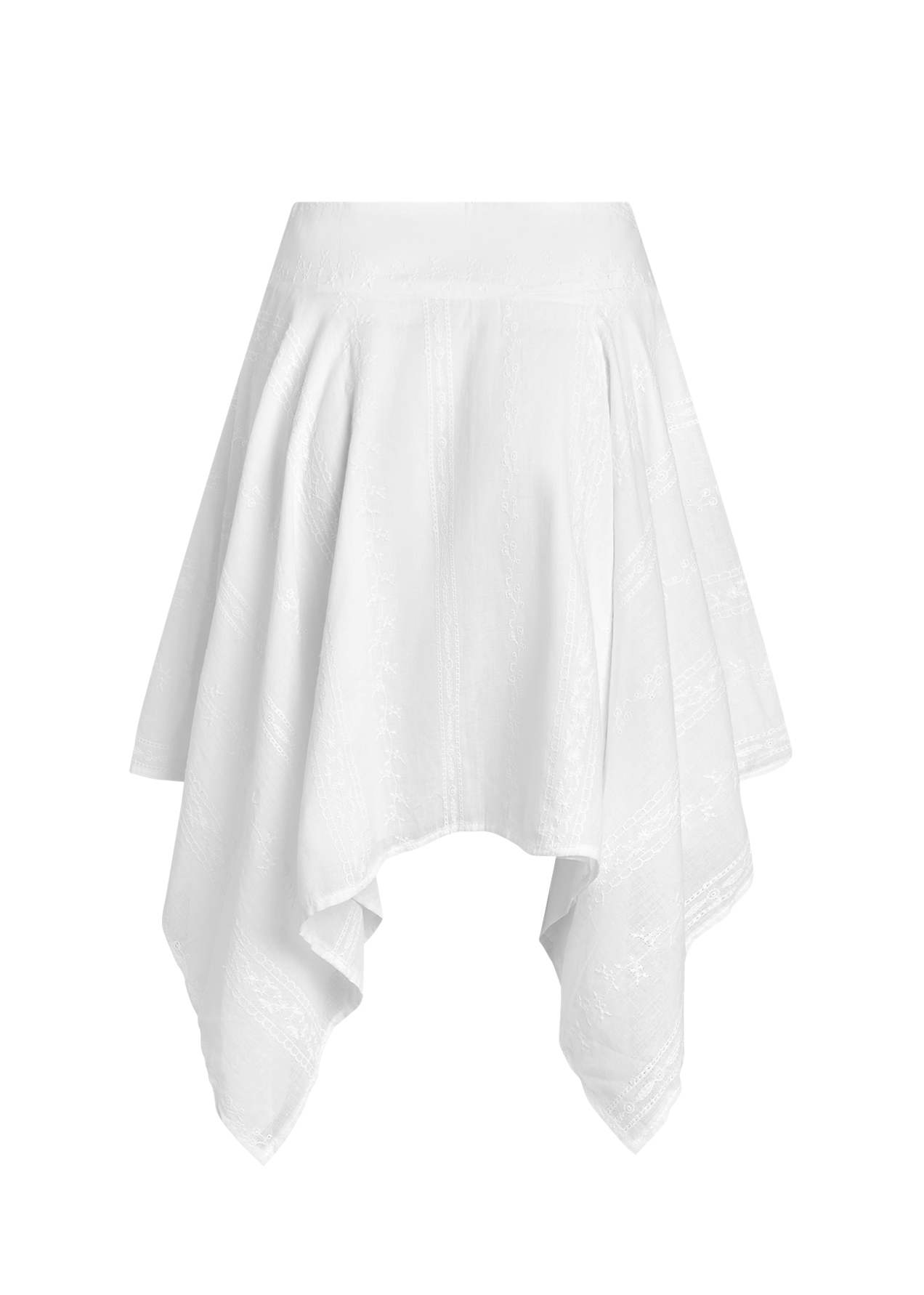 Solar Midi Skirt - in White