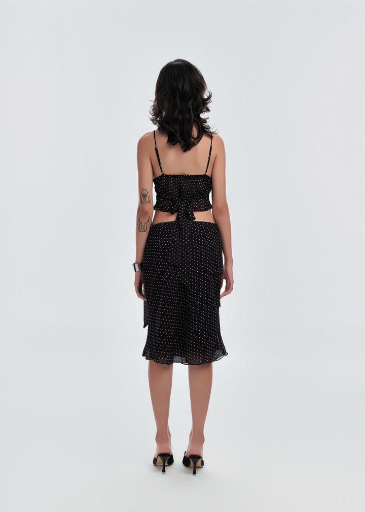 Monodot Midi Skirt