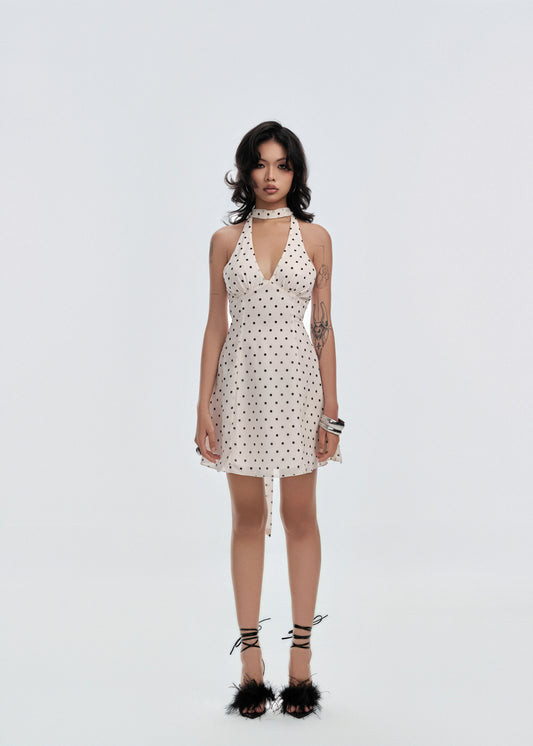 Rosette Dress - Polka Edition