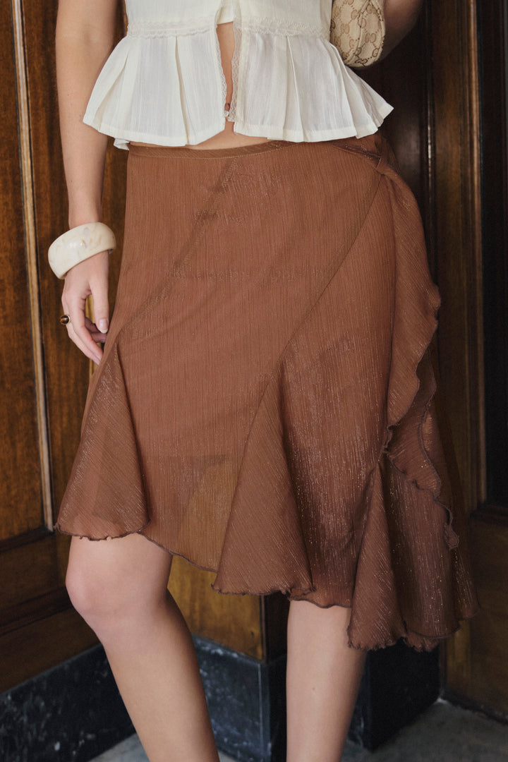 Seven Heaven Skirt - Brown