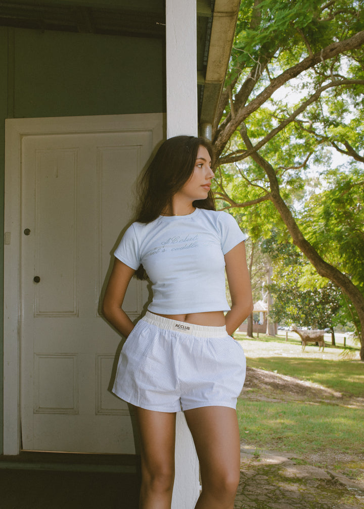 Blue striped Boxer Short