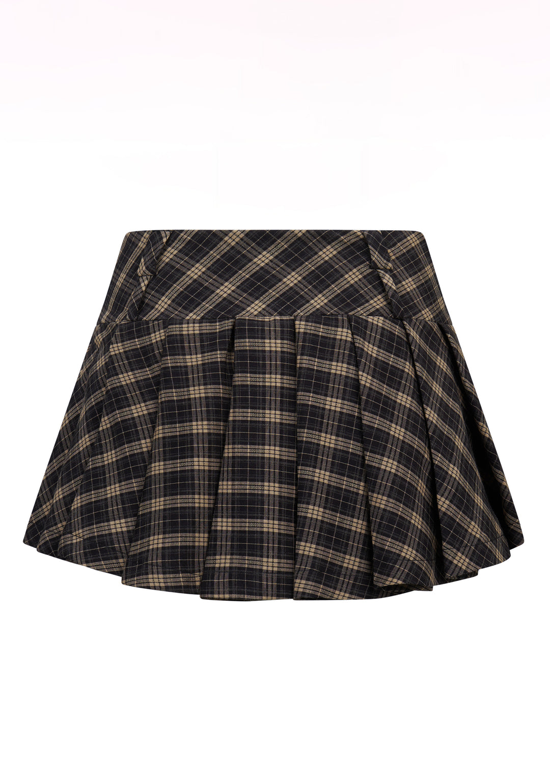 Prepster Pleated Skort - in Mocha