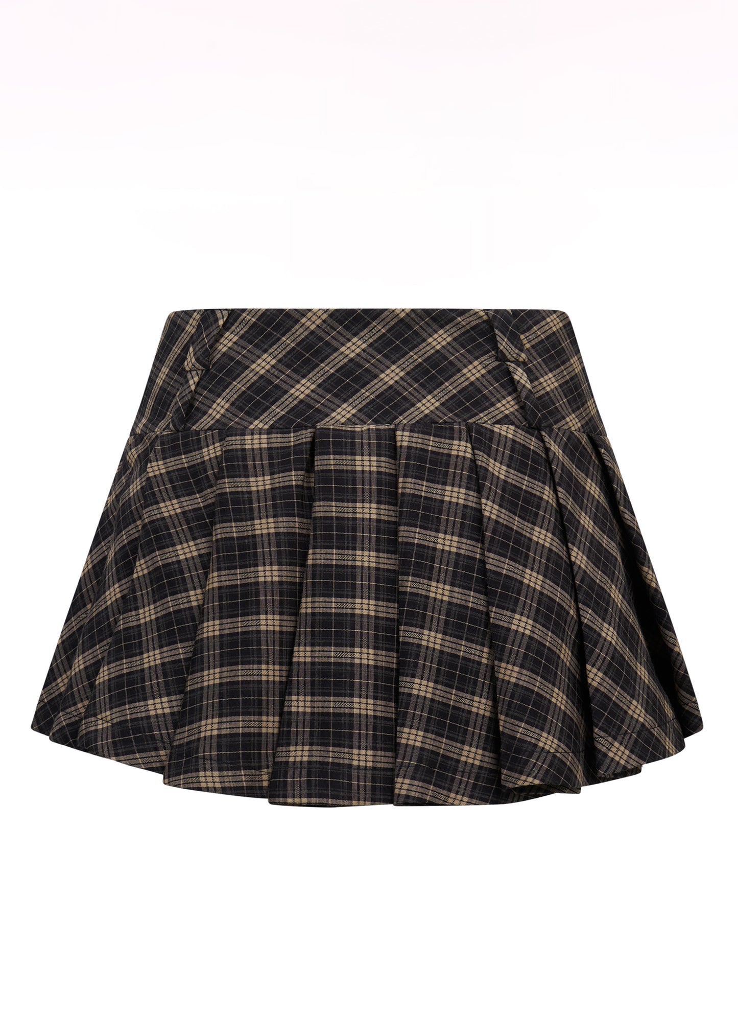 Prepster Pleated Skort - in Mocha
