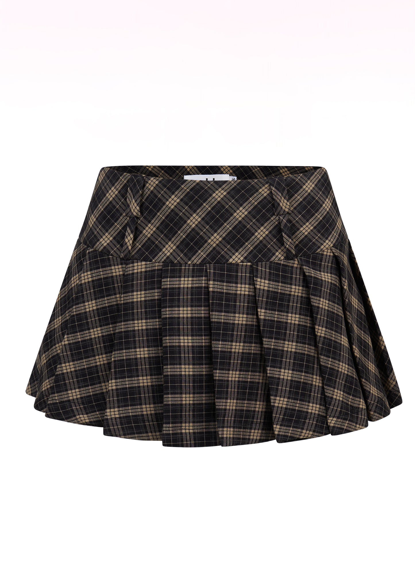 Prepster Pleated Skort - in Mocha