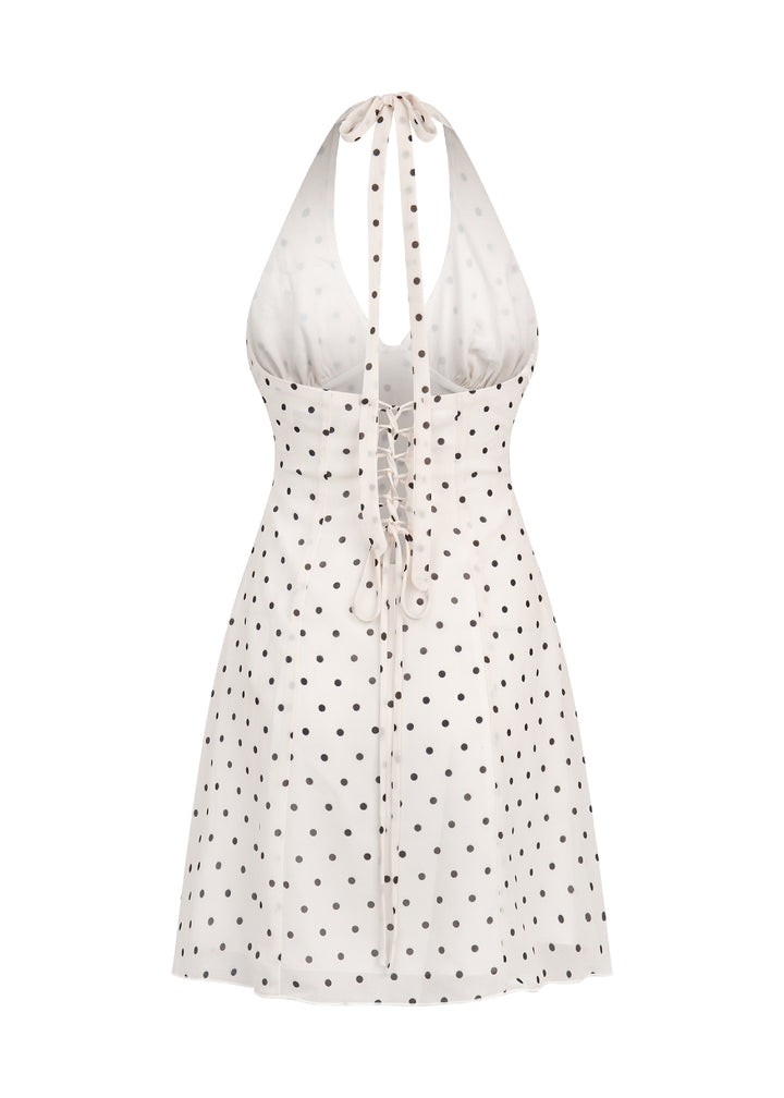 Rosette Dress - Polka Edition