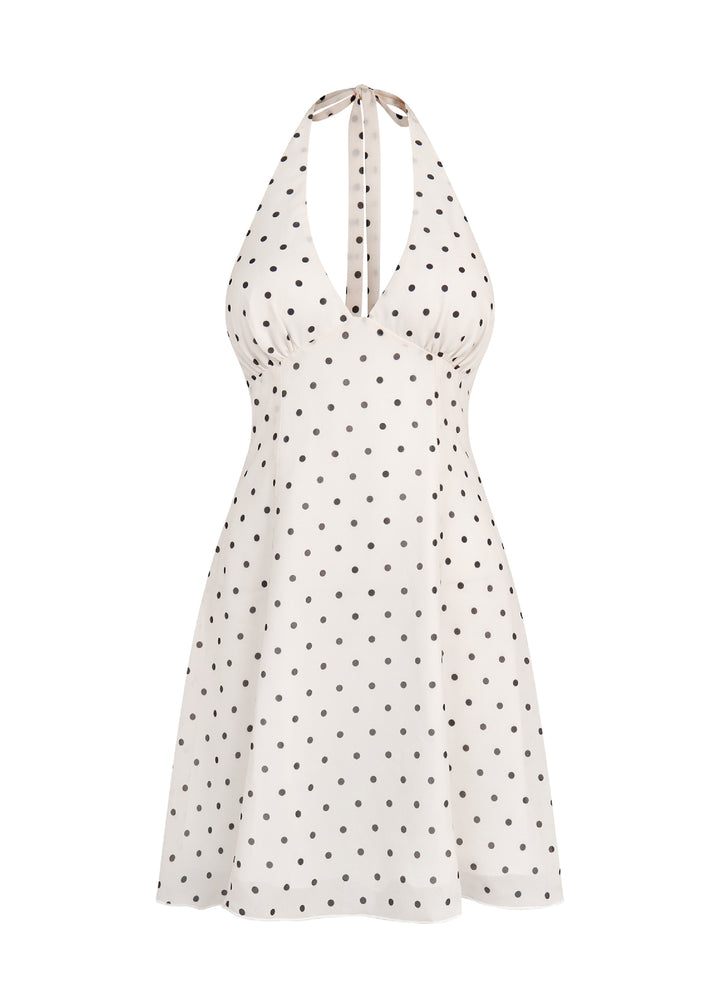 Rosette Dress - Polka Edition