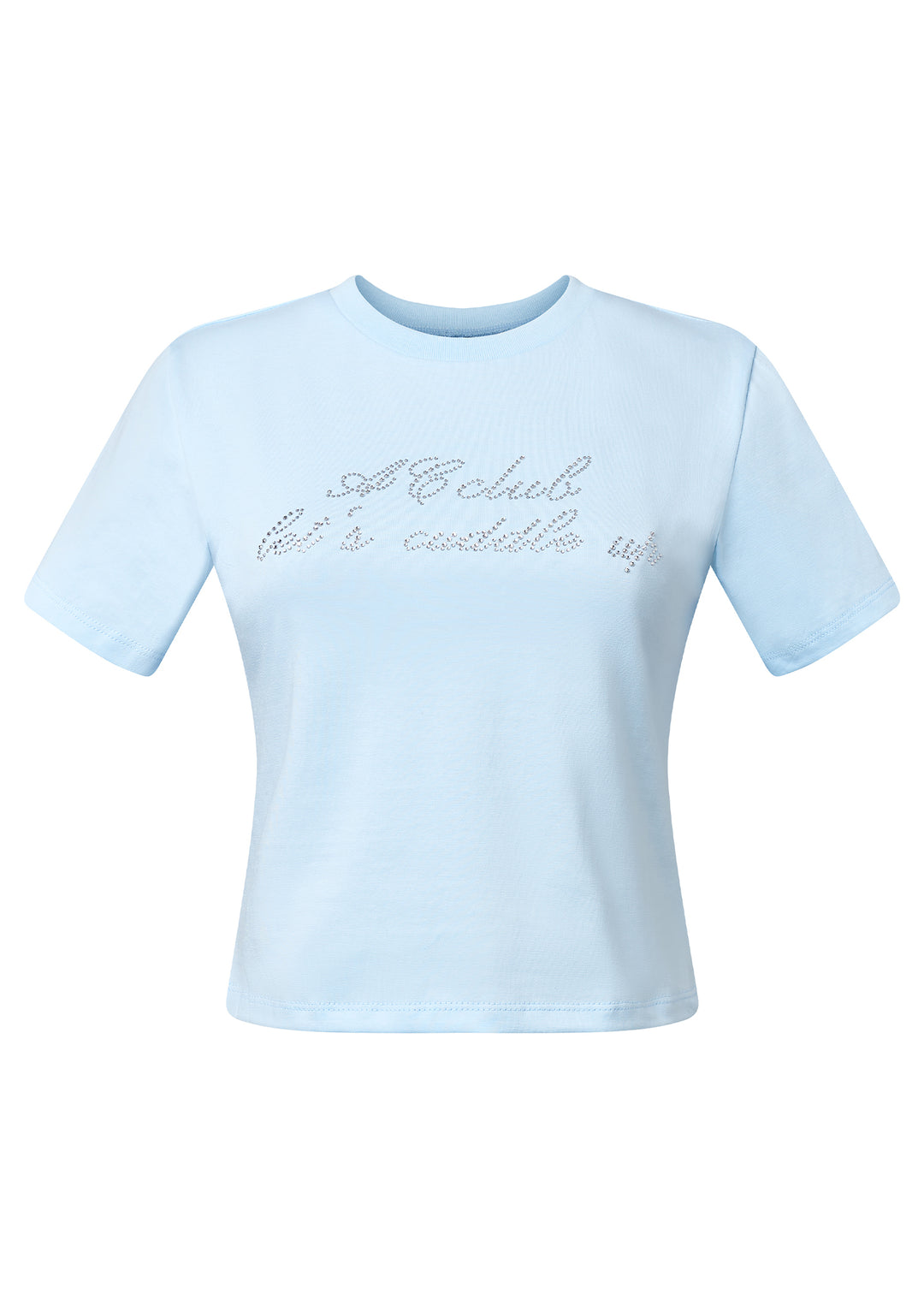 Let's cuddle up Baby Tee in Blue
