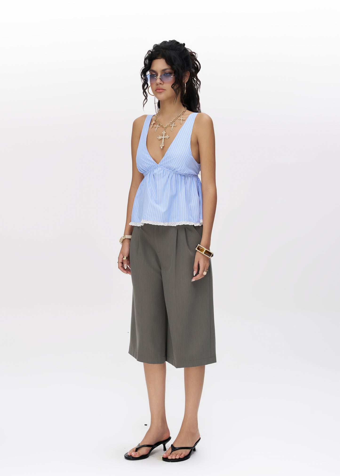 Ivy Culotte - in Grey