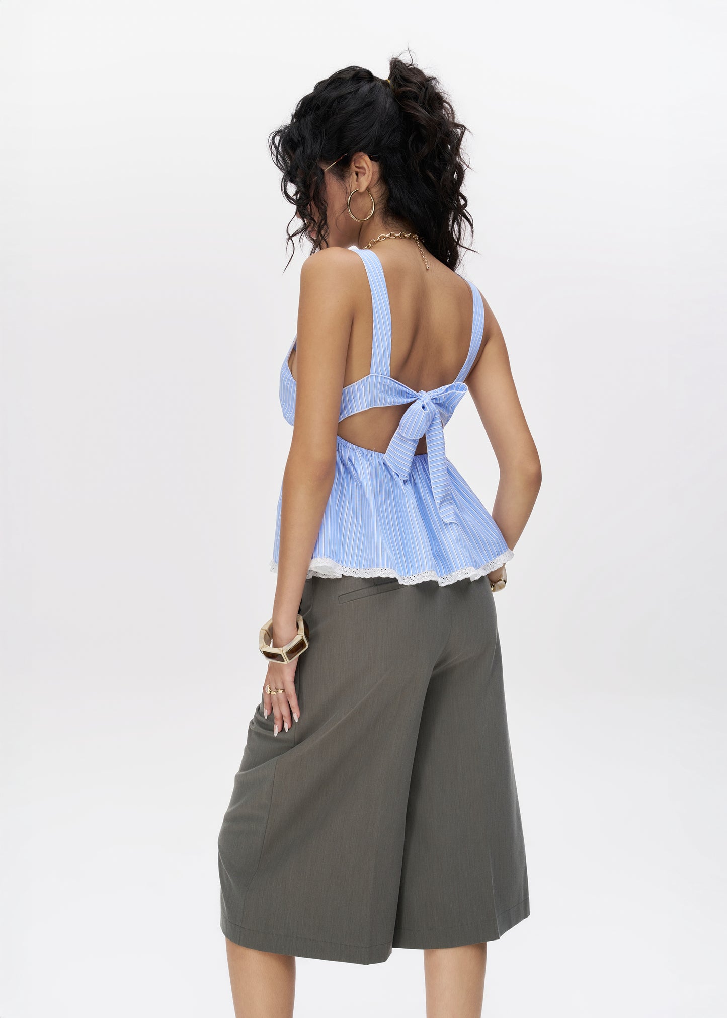 Vita Top - in Blue Stripe